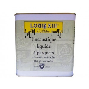 Encaustique cire liquide bois parquet résistante anti taches incolore 2.5L LOUIS 13 3324013071077