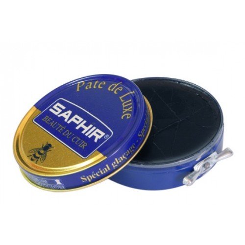 Cirage pâte luxe SAPHIR bleu marine boîte 50ML