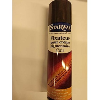 Fixateur crème pigmentaire teintante cuir indispensable pour fixer teinture aérosol STARWAX 3365000007402