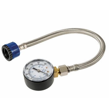 Manomètre mesure pression de l' eau tuyau conduite SILVERLINE 5024763140068