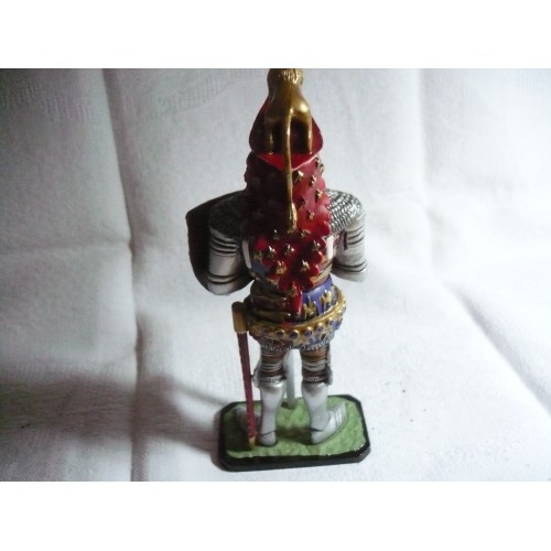figurine en plomb edouard Prince de Galles prince noir vers 1376 h 14 cm large 8cm 3127962910011