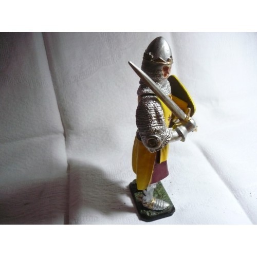 figurine en plomb Robert Bruce Armure d'Europe du Nord, première moitié du XIVe siècle h 14 cm large 8cm environ 3127962910455
