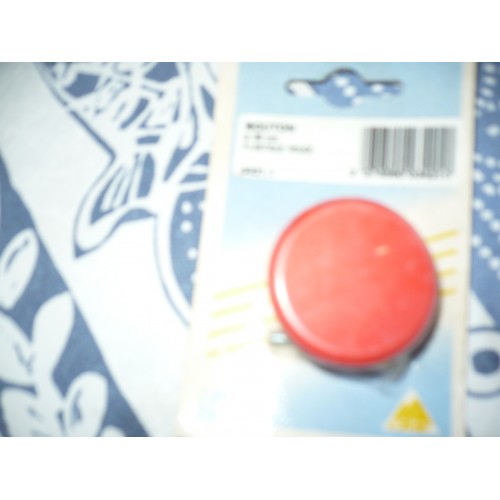 bouton rond plastique rouge Ø 38 mm pour meuble tiroir armoire 3274590034210