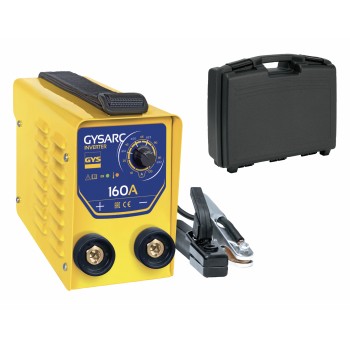 Poste à souder inverter avec valise soudure acier fonte inox électrode enrobé MMA 160A GYS GYSARC 160 3154020080096
