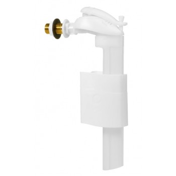 Robinet flotteur servo-valve embout laiton 3/8" niveau réglable chasse d'eau WC toilette 3603743107318