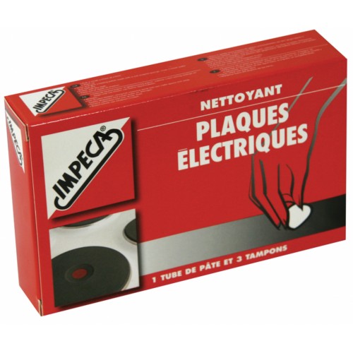 Nettoyant spécial plaque électrique chauffante cuisine tube et tampon à lustrer IMPECA 3153020090166