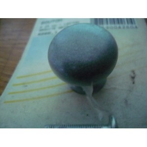 bouton laiton granité gris Ø 25 mm pour meuble tiroir + vis 3274590042604