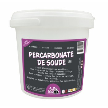 Percarbonate de soude seau 2 kg blanchir détacher désodoriser désinfecter 3760384000252