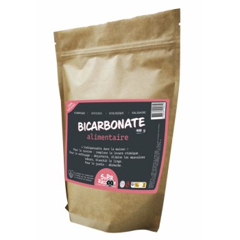 Bicarbonate de soude alimentaire sac 400 grammes 3760384000610