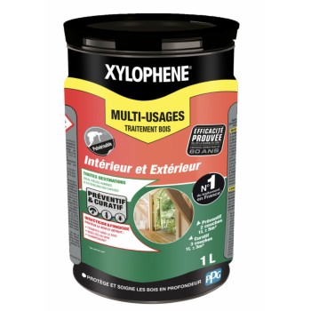 XYLOPHENE traitement bois multi usages 1L insecticide fongicide anti termites 3174264745711