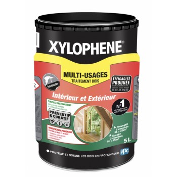 XYLOPHENE traitement bois multi usages 5L insecticide fongicide anti termites 3174264745728