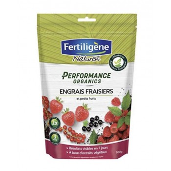 Engrais spécial fraisiers petits fruits performance organic 700gr FERTILIGENE 3121970176339