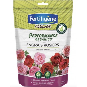 Engrais rosiers arbustes à fleurs performance organic 700gr FERTILIGENE 3121970180824