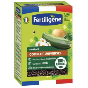 Engrais complet universel plantes légumes fruits 1.5kg FERTILIGENE 3121970195460