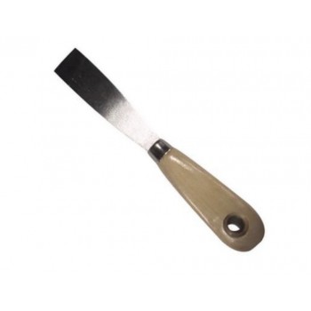 Couteau de peintre lame acier 2 cm manche bois verni SAVY 3087914053022