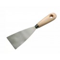 Couteau de peintre lame acier 4 cm manche bois verni SAVY 3087914053046
