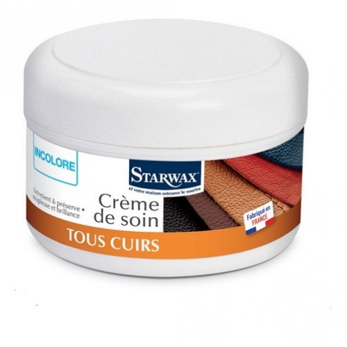 Crème de soin spécial cuir incolore STARWAX 3365000006863