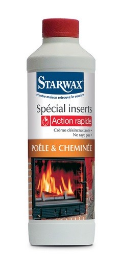 Crème nettoyante vitre insert de cheminée poêle bois pellet STARWAX