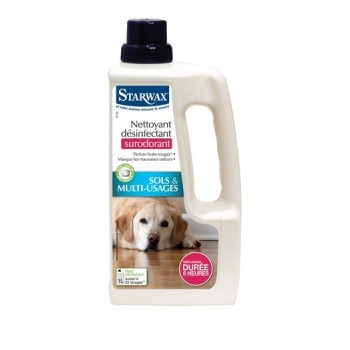 Nettoyant désinfectant surodorant idéal foyer avec animaux de compagnie STARWAX 3365000054642
