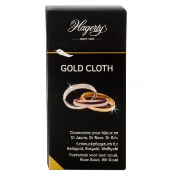 Chamoisine tissu coton imprégné nettoyage bijou or jaune rose gris GOLD CLOTH HAGERTY 7610928091269