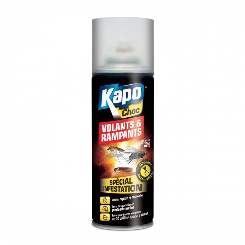 Insecticide aérosol à diffusion automatique spécial infestation tous insectes volants rampant KAPO 3365000030912