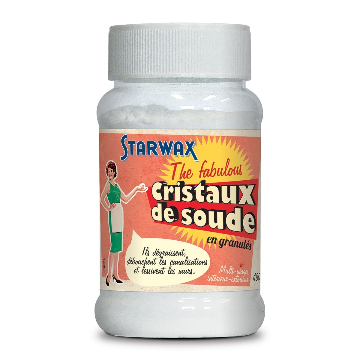 Nettoyant multi usages STARWAX CRISTAUX DE SOUDE 1KG