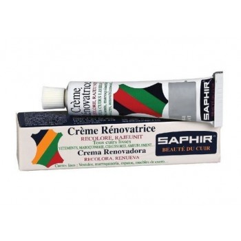 Cirage crème rénovatrice pigmentaire cuir couvre éraflure accroc brûlure recolore SAPHIR 3324010851214