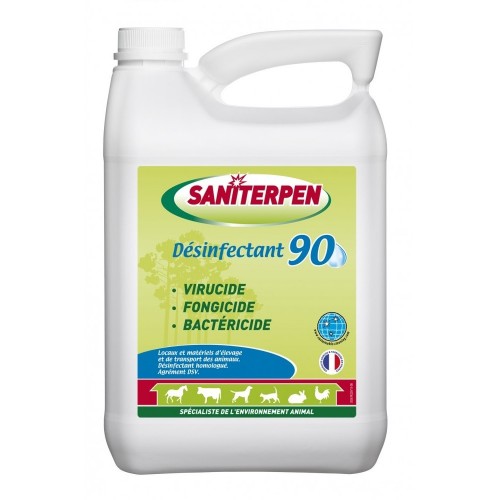 saniterpen 90 désinfectant concentré haute performance.