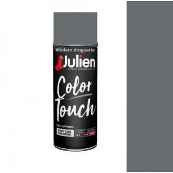 Aérosol peinture gris anthracite satin 400ml JULIEN color touch tous supports 3031520200691