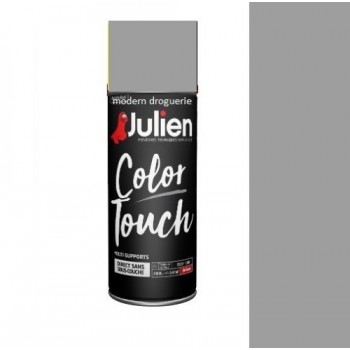 Aérosol peinture tous supports gris titanium brillant JULIEN color touch 3031520200516