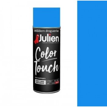 Aérosol peinture tous supports bleu radieux brillant ral 5019 JULIEN color touch 3256615070090