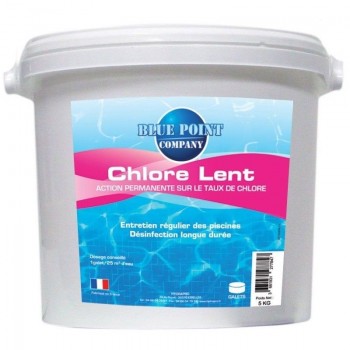 Chlore lent galet traitement désinfectant eau piscine spa 5kg 3661931277847
