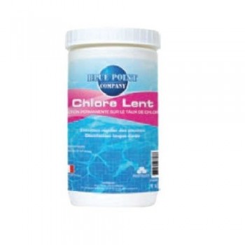 Chlore lent désinfectant traitement eau piscine 1KG BLUE POINT COMPANY 3256631002020