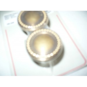 bouton 2 pièces perlé laiton massif vieilli Ø 30 mm pour meuble et tiroir 3297866234527