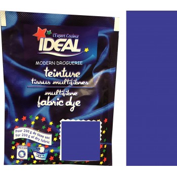 Sachet teinture tissu multi fibres bleu france 16 vetement coton lin laine polyamide IDEAL 3045200008163