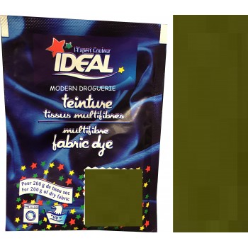Sachet teinture tissu multi fibres vert kaki 39 vetement coton lin laine polyamide IDEAL 3045200008392