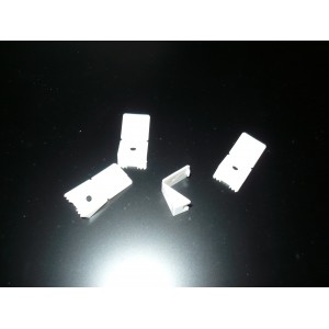 mini tac taquet équerre assemblage minitac 18*15*10 mm plastique blanc 4pièces 3297865132176