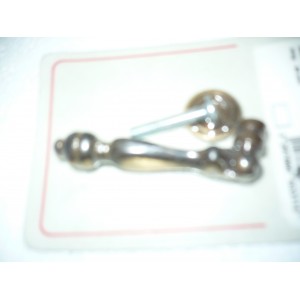 bouton breloque rustique laiton bronze long 60 mm pour tiroir meuble avec vis 3297866633115